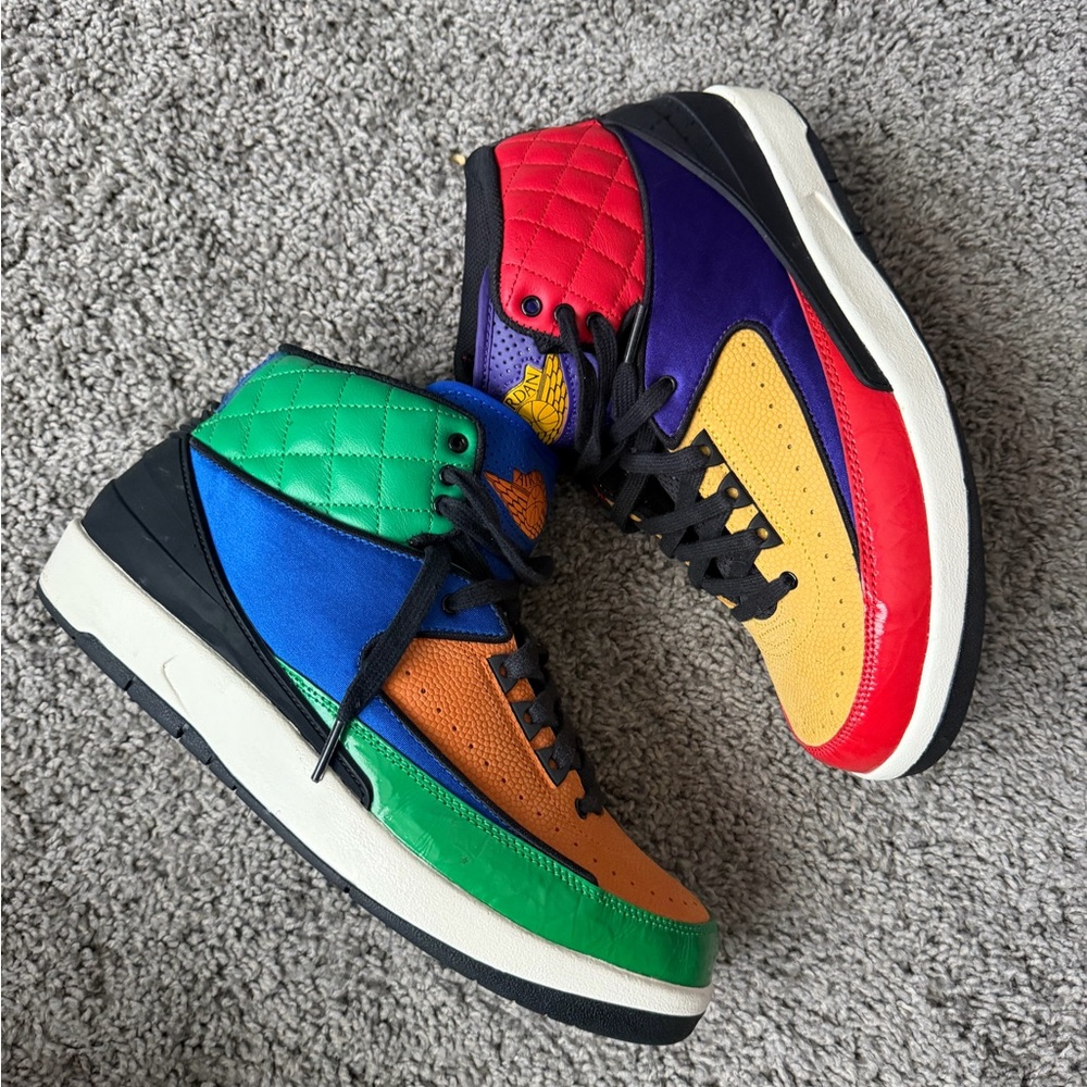 Nike Womens Air Jordan 2 Retro Multi-Color